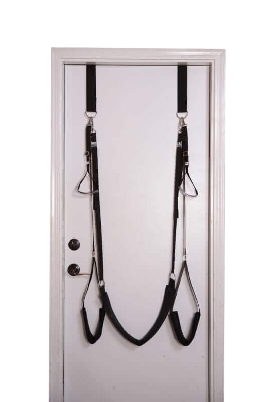 Screamer columpio sexual de puerta instalado en una puerta, foto de producto